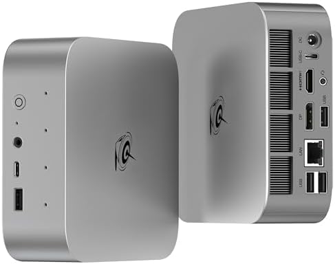 Beelink Mini PC, AMD Ryzen 5500U, 16GB DDR4, 500GB NVMe SSD, Mini Computer for Home and Office, Supports |5G LAN, Triple